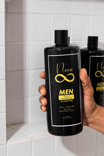 Nova Nourish and soften Shampoo & Body Wash For Men